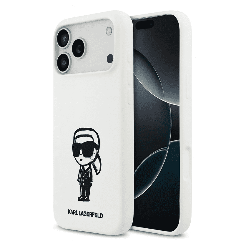 قاب کارل لاگرفلد Karl Lagerfeld تکی کوچک Iphone سری 17